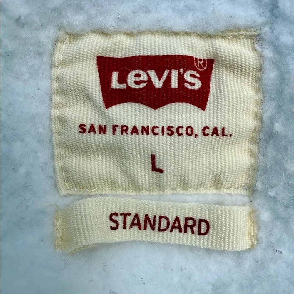 Levi’s Hoodie L White Frog Graphic “Second Nature” Collab Super Clean